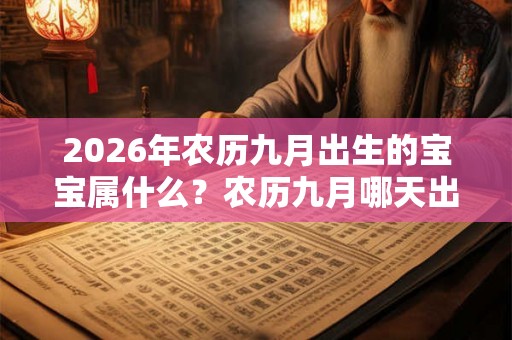 2026年农历九月出生的宝宝属什么？农历九月哪天出生虎宝宝最好？