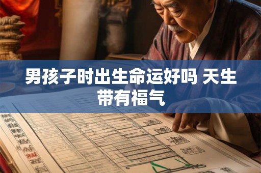 男孩子时出生命运好吗 天生带有福气