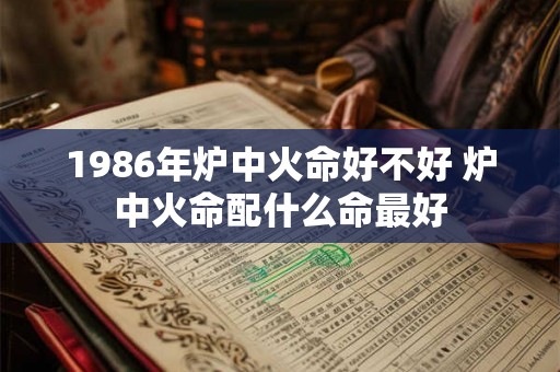 1986年炉中火命好不好 炉中火命配什么命最好
