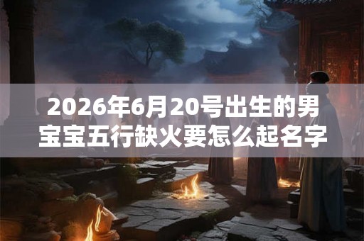 2026年6月20号出生的男宝宝五行缺火要怎么起名字