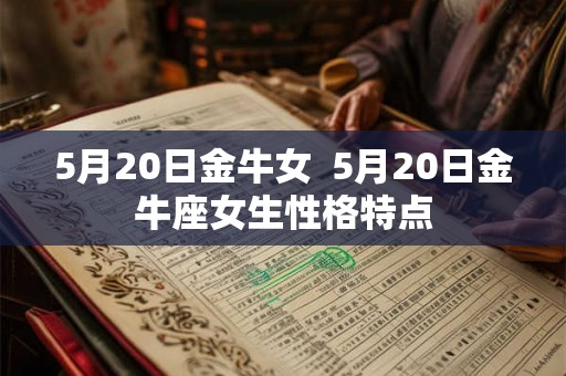 5月20日金牛女  5月20日金牛座女生性格特点