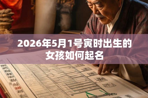 2026年5月1号寅时出生的女孩如何起名