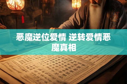 恶魔逆位爱情 逆转爱情恶魔真相 恶魔逆位爱情 逆转爱情恶魔真相