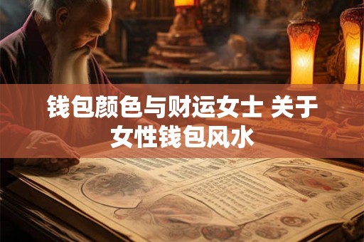 钱包颜色与财运女士 关于女性钱包风水