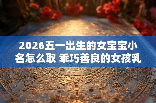 2026五一出生的女宝宝小名怎么取 乖巧善良的女孩乳名