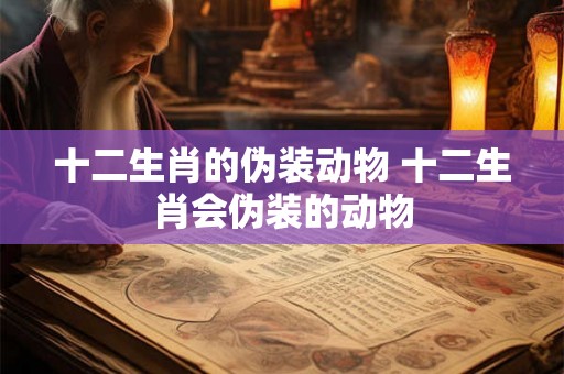 十二生肖的伪装动物 十二生肖会伪装的动物 十二生肖的伪装动物 十二生肖会伪装的动物