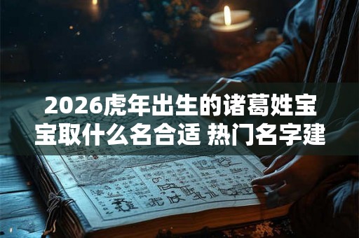 2026虎年出生的诸葛姓宝宝取什么名合适 热门名字建议