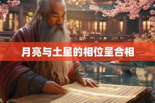 月亮与土星的相位呈合相