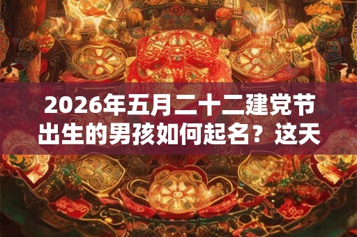 2026年五月二十二建党节出生的男孩如何起名?这天的卦象如何? 2026年五月二十二建党节出生的男孩如何起名?这天的卦象如何?