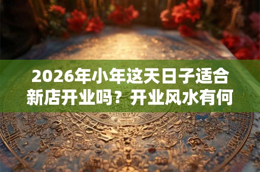 2026年小年这天日子适合新店开业吗？开业风水有何讲究？
