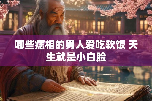 哪些痣相的男人爱吃软饭 天生就是小白脸