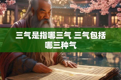 三气是指哪三气 三气包括哪三种气 三气是指哪三气 三气包括哪三种气