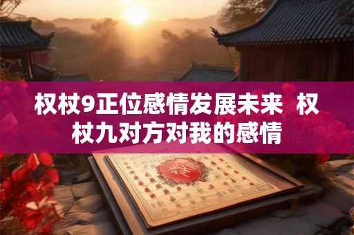 权杖9正位感情发展未来  权杖九对方对我的感情