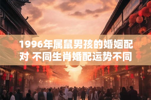 1996年属鼠男孩的婚姻配对 不同生肖婚配运势不同 1996年属鼠男孩的婚姻配对 不同生肖婚配运势不同