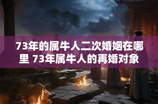 73年的属牛人二次婚姻在哪里 73年属牛人的再婚对象在何方