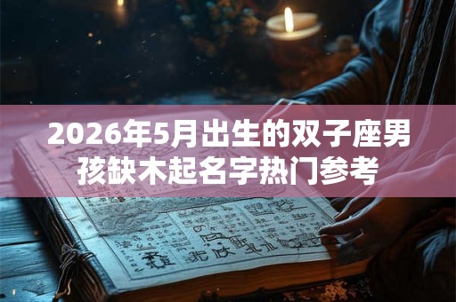 2026年5月出生的双子座男孩缺木起名字热门参考