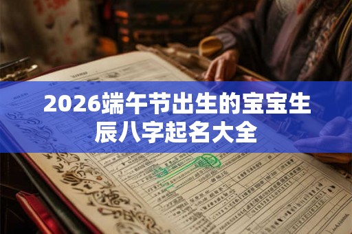 2026端午节出生的宝宝生辰八字起名大全 2026端午节出生的宝宝生辰八字起名大全