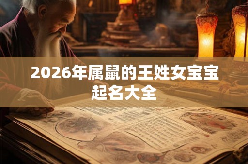 2026年属鼠的王姓女宝宝起名大全 2026年属鼠的王姓女宝宝起名大全