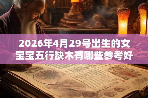 2026年4月29号出生的女宝宝五行缺木有哪些参考好名 2026年4月29号出生的女宝宝五行缺木有哪些参考好名