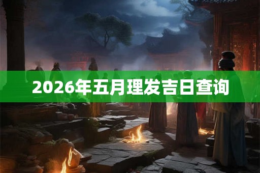 2026年五月理发吉日查询