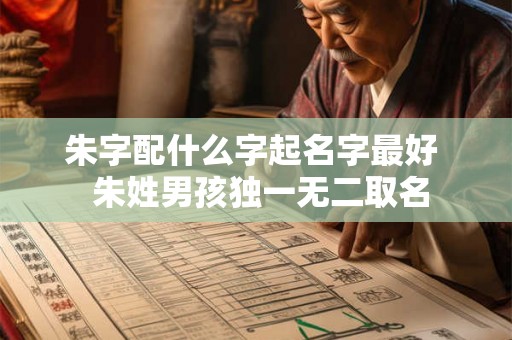 朱字配什么字起名字最好  朱姓男孩独一无二取名