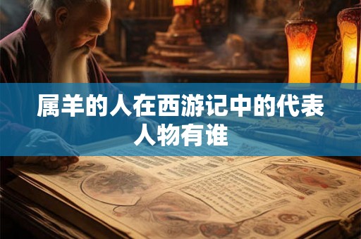 属羊的人在西游记中的代表人物有谁
