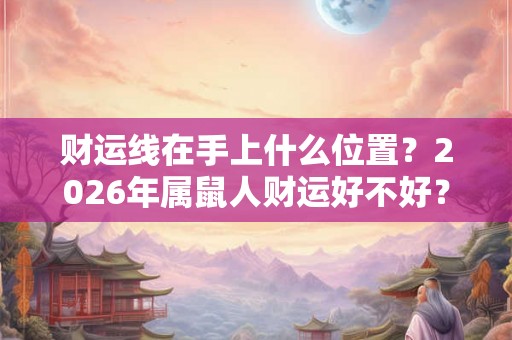 财运线在手上什么位置？2026年属鼠人财运好不好？