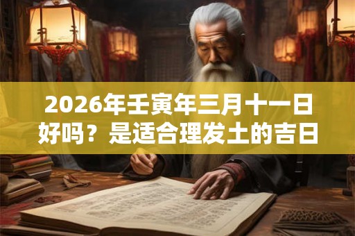 2026年壬寅年三月十一日好吗？是适合理发土的吉日吗？