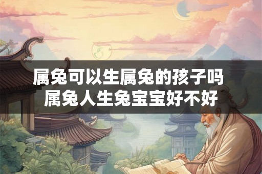 属兔可以生属兔的孩子吗 属兔人生兔宝宝好不好