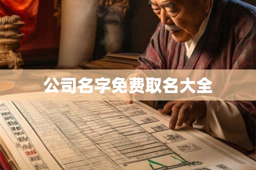 公司名字免费取名大全 公司名字免费取名大全