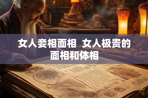 女人妾相面相  女人极贵的面相和体相