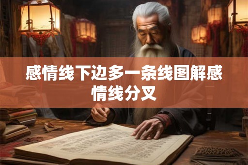 感情线下边多一条线图解感情线分叉