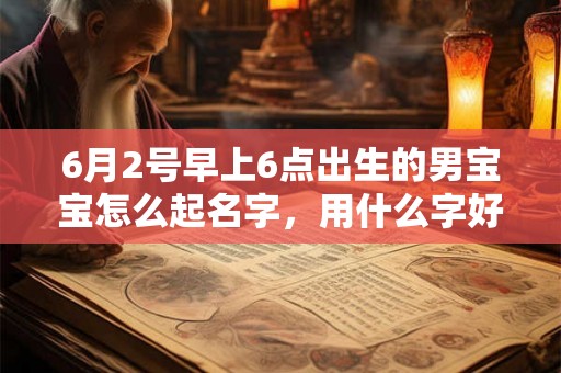6月2号早上6点出生的男宝宝怎么起名字,用什么字好 6月2号早上6点出生的男宝宝怎么起名字,用什么字好