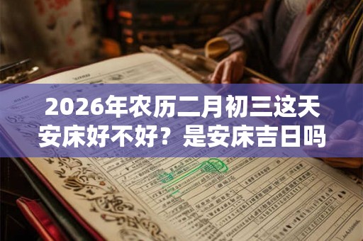 2026年农历二月初三这天安床好不好？是安床吉日吗？
