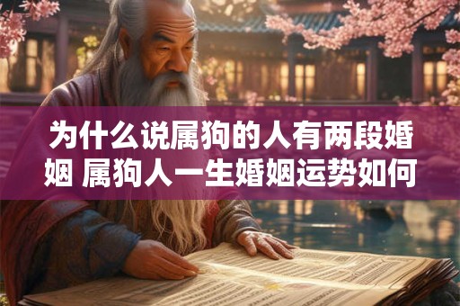 为什么说属狗的人有两段婚姻 属狗人一生婚姻运势如何