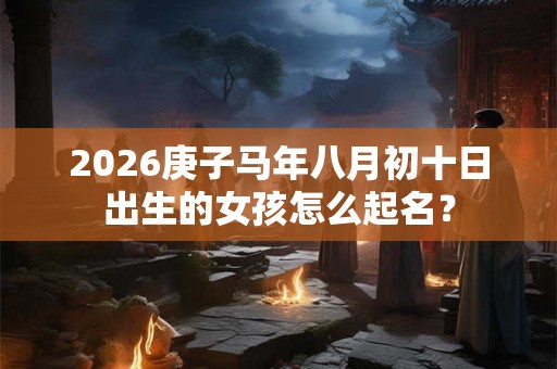 2026庚子马年八月初十日出生的女孩怎么起名？