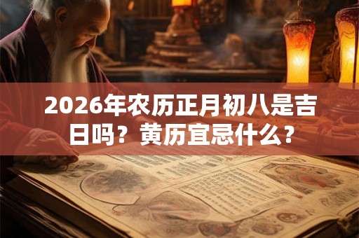 2026年农历正月初八是吉日吗?黄历宜忌什么? 2026年农历正月初八是吉日吗?黄历宜忌什么?