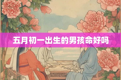 五月初一出生的男孩命好吗