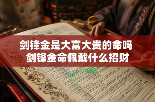 剑锋金是大富大贵的命吗 剑锋金命佩戴什么招财 剑锋金是大富大贵的命吗 剑锋金命佩戴什么招财