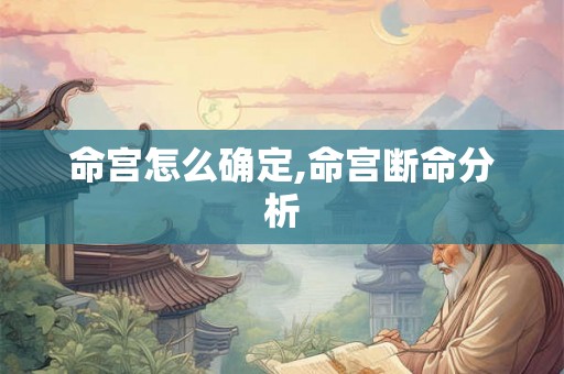 命宫怎么确定,命宫断命分析