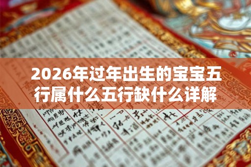 2026年过年出生的宝宝五行属什么五行缺什么详解 2026年过年出生的宝宝五行属什么五行缺什么详解