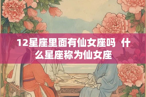 12星座里面有仙女座吗  什么星座称为仙女座