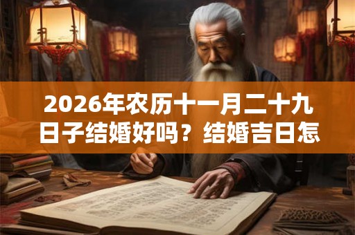 2026年农历十一月二十九日子结婚好吗?结婚吉日怎么选择? 2026年农历十一月二十九日子结婚好吗?结婚吉日怎么选择?