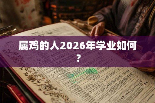 属鸡的人2026年学业如何? 属鸡的人2026年学业如何?
