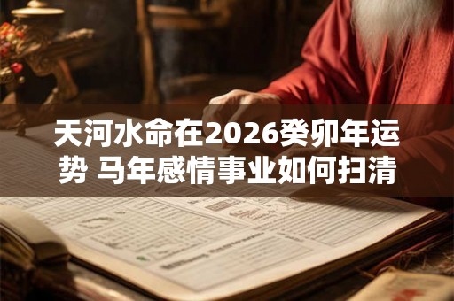 天河水命在2026癸卯年运势 马年感情事业如何扫清阻力