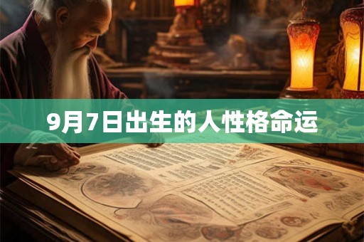 9月7日出生的人性格命运