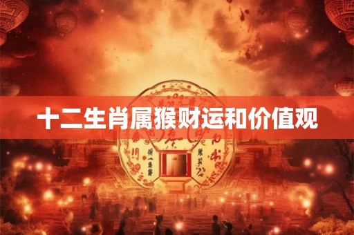 十二生肖属猴财运和价值观 十二生肖属猴财运和价值观