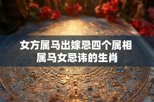 女方属马出嫁忌四个属相 属马女忌讳的生肖