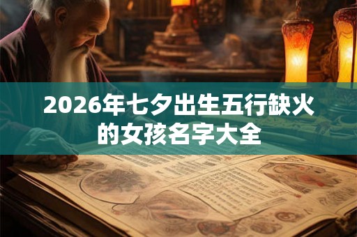 2026年七夕出生五行缺火的女孩名字大全