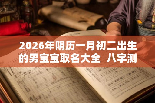 2026年阴历一月初二出生的男宝宝取名大全  八字测算